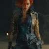 Lilith Brown Cate Blanchett Borderlands Leather Cropped Jacket