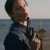 The Ministry of Ungentlemanly Eiza GonzÃ¡lez Blue Cropped Jacket