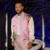 The Voice S25 John Legend Pink Printed Bomber Jacket