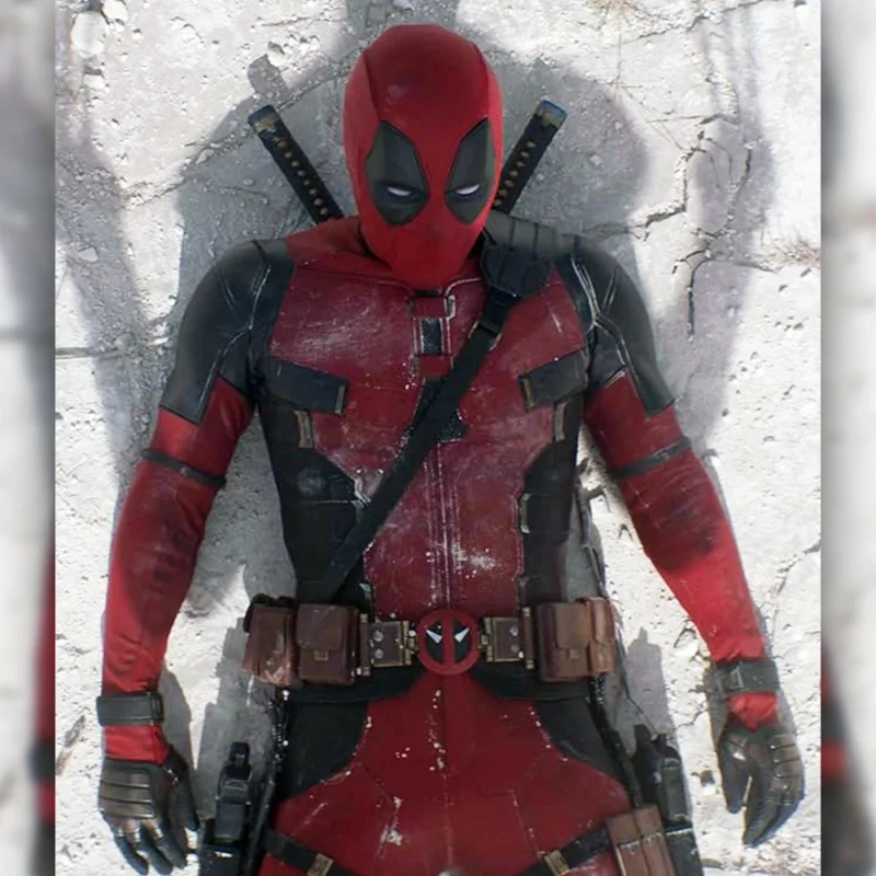 Wade Wilson Deadpool 2024 Ryan Reynolds Leather Jacket