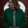 Aimee Teegarden Green Jacket An Easter Bloom Green Jacket