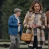 An Easter Bloom Aimee Teegarden Plaid Coat