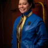 Fallout 76 Blue Leather Jacket