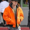 Justin Bieber Orange Jacket