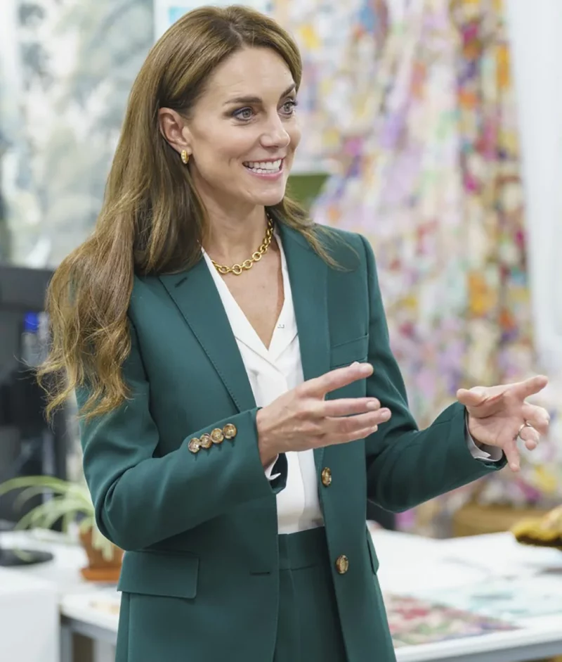 The Princess of Wales Kate Green Suit