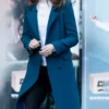 Kate Middleton LEYF Stockwell Gardens Trench Blue Coat
