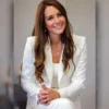 Kate Middleton White Suiit