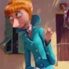 Lucy Wilde Movie Despicable Me 3 Blue Long Coat