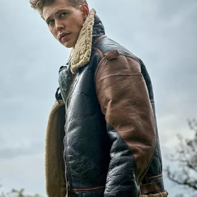 Austin Masters Of The Air Shearling Leather Jacket