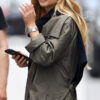 NYC Jennifer Lawrence Long Coat