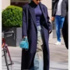 Jennifer Lopez NYC Oversized Trench Coat