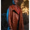 Doctor Who 2024 15th Doctor Ncuti Gatwa Brown Leather Coat