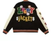 Poker Lucky Varsity Black Jacket