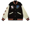 Poker Lucky Varsity Baseball Black Jacket
