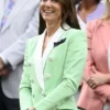 Princess Kate Middleton Wimbledon 2023 Green Blazer