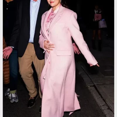 Selena Gomez Rare Beauty Pink Coat