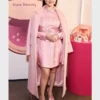 Selena Gomez Rare Beauty Staud Pink Coat