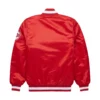 Starter Cincinnati Red Full-Snap Satin Jacket