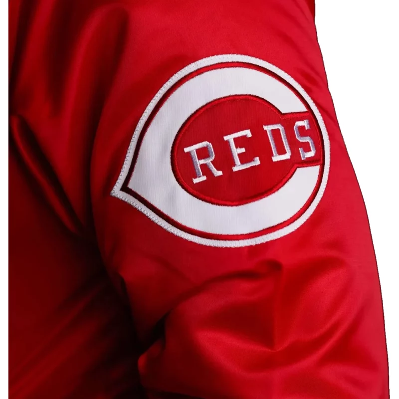 Starter Cincinnati Red Satin Jacket