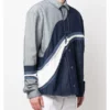 American Idol S22 Jordan Anthony Two Tone Denim Shirt