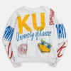 Taylor Swift KU University White Sweatshirt