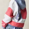 Tricia Fix American Flag Pulover Hoodie