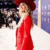 Academy of Country Music Awards Lainey red suit