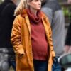 After The Flood 2024 Joanna Marshall Sophie Rundle Brown Jacket