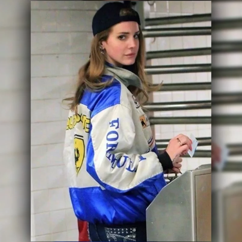 American Singer Lana Del Rey Mclaren Formula 1 Jacket