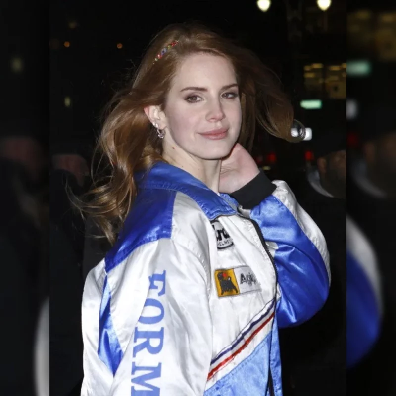 American Singer Lana Del Rey Mclaren Racing Jacket