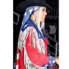 Beyonce American Flag Fringe 2024 Coachella Jacket