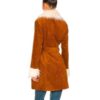Big Mood 2024 Brown Fur Collar Coat