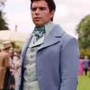Bridgerton Season 3 Colin Bridgerton Luke Newton Blue Coat