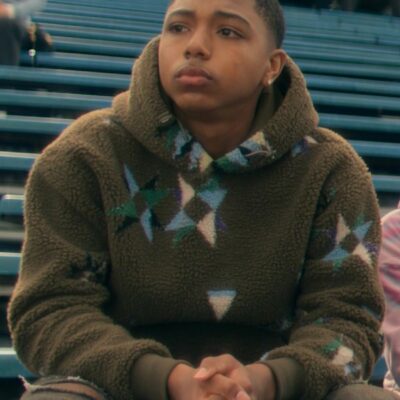 Candy Cane Lane Sherpa Hoodie