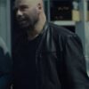 Cash Out 2024 Mason Goddard John Travolta Black Leather Jacket