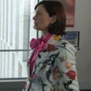 Elsbeth Carrie Preston White Floral Blazer