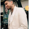 Formula 1 Miami Grand Prix Zayn Malik Beige Suit