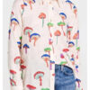 Gail Simmons Print White Shirt