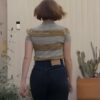 Hacks 2024 Hannah Einbinder Ava Retro Striped Shirt