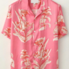 Hot Ones Show Chris Hemsworth Pink Viscose SS Shirt