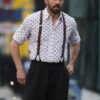 IF 2024 Ryan Reynolds Black & White Polka Dot Shirt