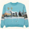 John Kismet Light Blue Crewneck Sweatshirt
