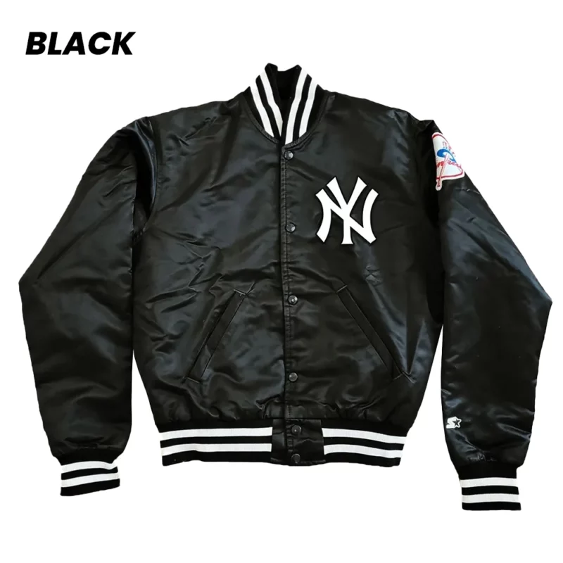 Lana Del Rey NY Yankees Full-Snap Satin Jacket