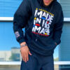 Made in His Image Pullover Fleece Black Pullover Hoodie