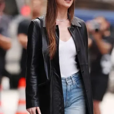 Materialists 2024 Leather Blazer