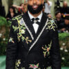 Met Gala 2024 Odell Beckham Jr Floral Black Blazer