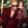 Met Gala After Party Dapper Usher Red Velvet Blazer