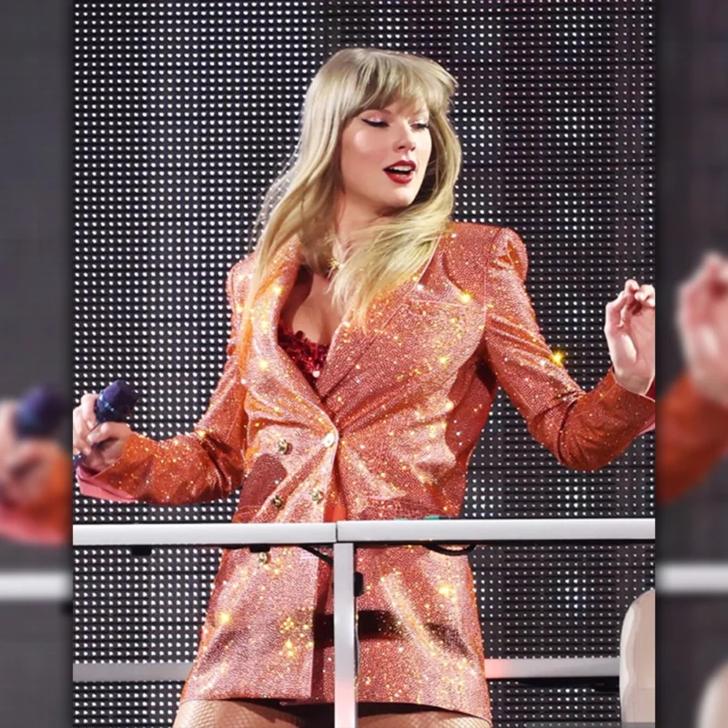 Paris Eras Tour Taylor Swift Orange Blazer