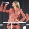 Paris Eras Tour Taylor Swift Orange Sequin Blazer