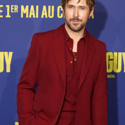 Ryan Gosling Maroon Suit